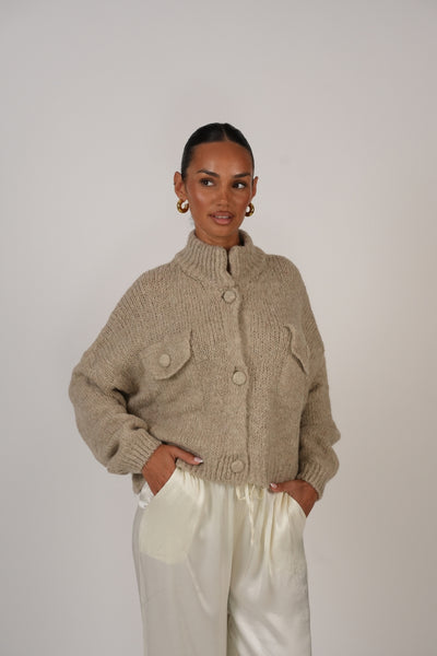 Cozy Button Knit Cardigan