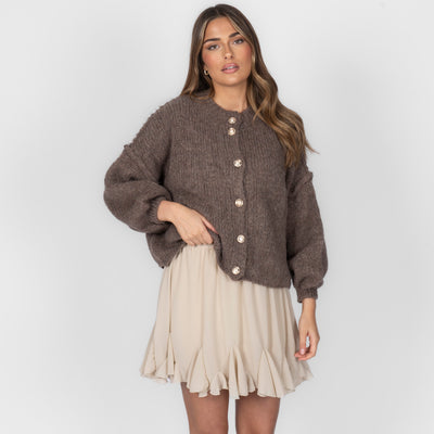 Oversized Cardigan Short