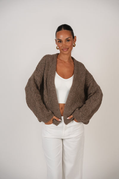 Chunky Lochstrick Cardigan