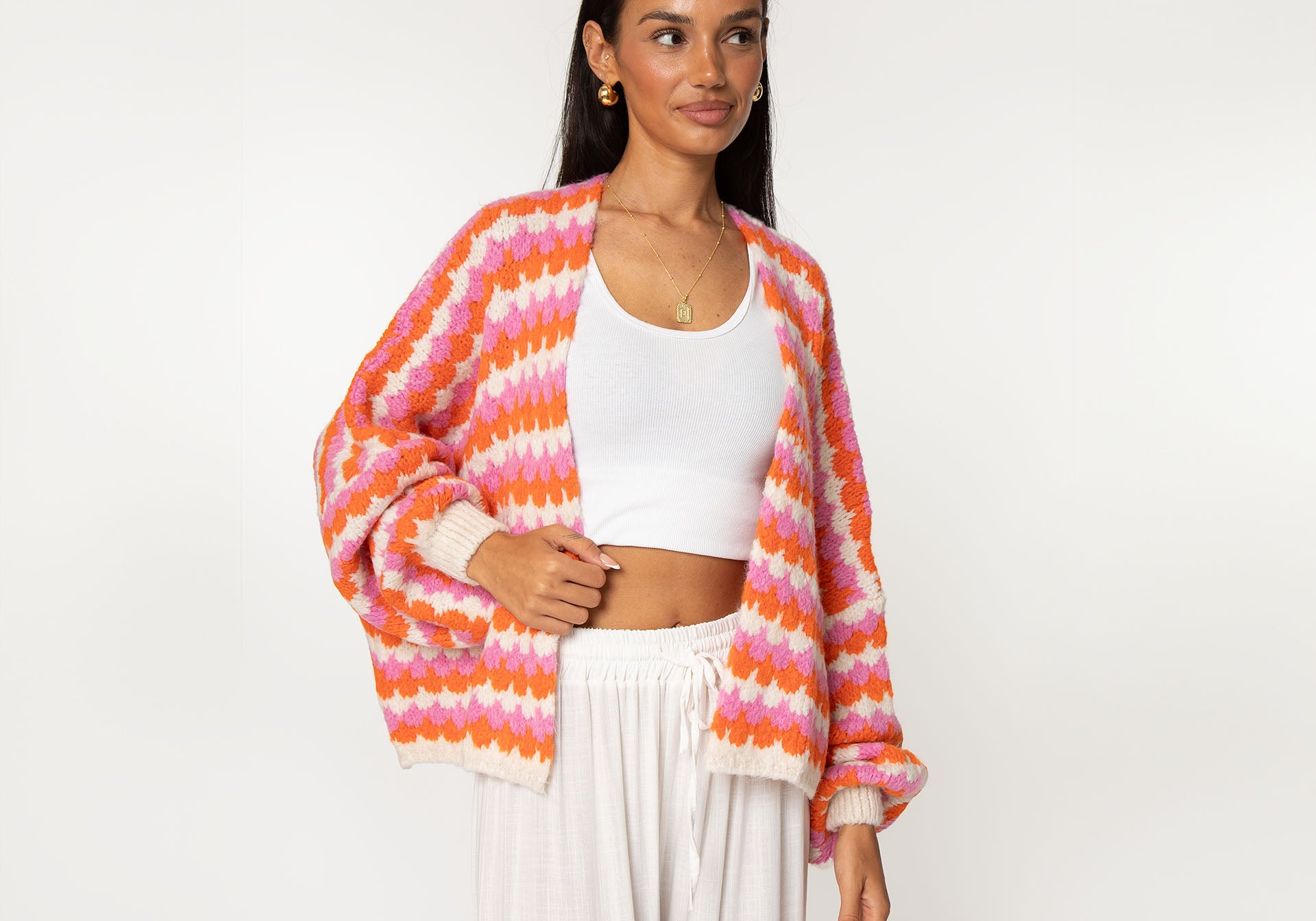 Cozy Pastel Oversized Cardigan