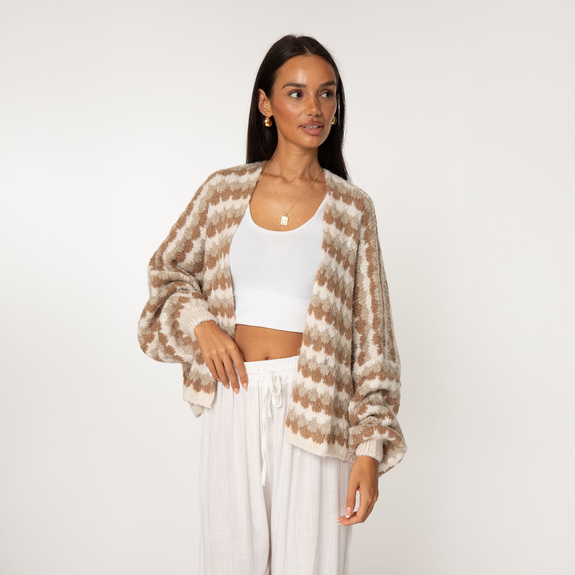 Cozy Pastel Oversized Cardigan