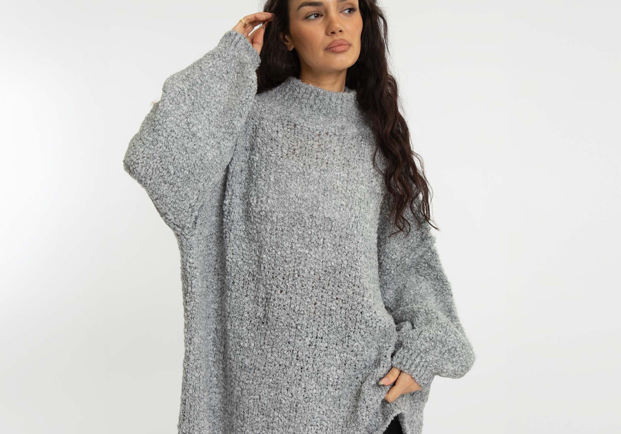 Bouclé Oversize Pullover "CasualCozy"