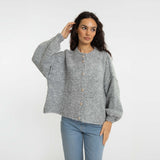 Bouclé Oversized Cardigan Short "CozyGlam"
