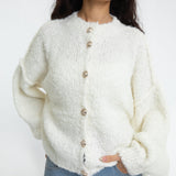 Bouclé Oversized Cardigan Short "CozyGlam"