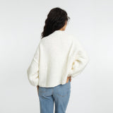Bouclé Oversized Cardigan Short "CozyGlam"