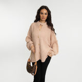 Bouclé Oversized Cardigan "CozyGlam"
