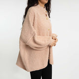 Bouclé Oversized Cardigan "CozyGlam"