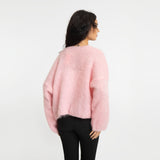 Classic Oversize Mohair Cardigan