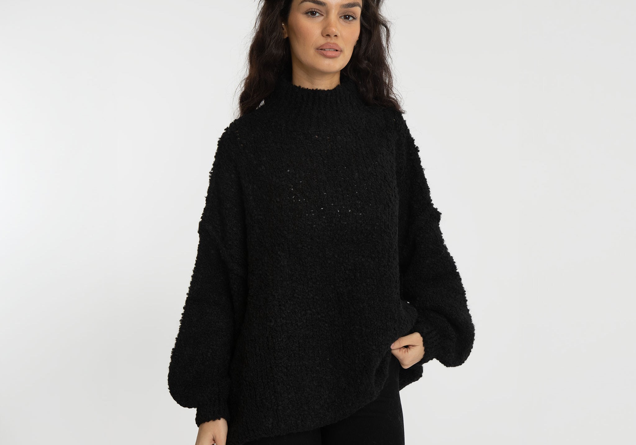 Bouclé Oversize Pullover "CasualCozy"