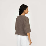 Kurzarm-Strickcardigan