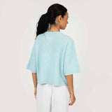 Kurzarm-Strickcardigan