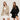 2er Pack Oversized Cardigan "CozyGlam" Black & Beige - JEWELINA
