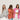 3er Pack Oversized Cardigan "CozyGlam" Light Grey/ Dark Apricot/ Pink - JEWELINA