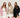 3er Pack Oversized Cardigan "CozyGlam" Soft Rosa/ Beige / Black - JEWELINA