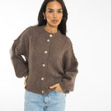 Oversized Cardigan Short "CozyGlam"