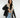 Kunstlederjacke mit abnehmbarem Kunstfell