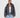 Oversize Plaid Puffer Jacke