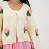 Handmade Tulip Cardigan