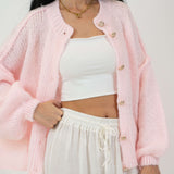 Oversized Cardigan Short "CozyGlam"