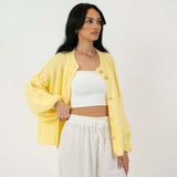 Oversized Cardigan Short "CozyGlam"
