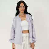 Oversized Cardigan Short "CozyGlam"