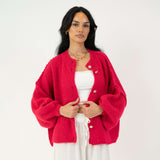 Oversized Cardigan Short "CozyGlam"