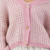 Oversize Waffelstrick Cardigan