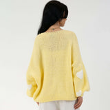Herz Schleifen Cardigan