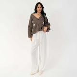 Oversize Mini Schleifen Cardigan