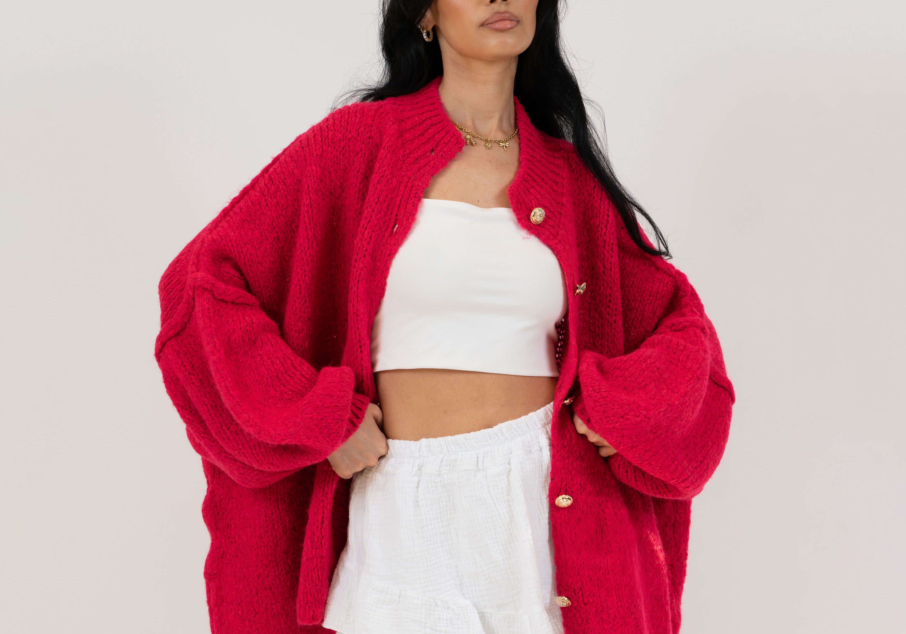 Oversized Cardigan "CozyGlam"