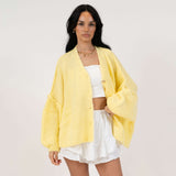 CozyGlam Oversize V-Cardigan
