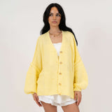 CozyGlam Oversize V-Cardigan