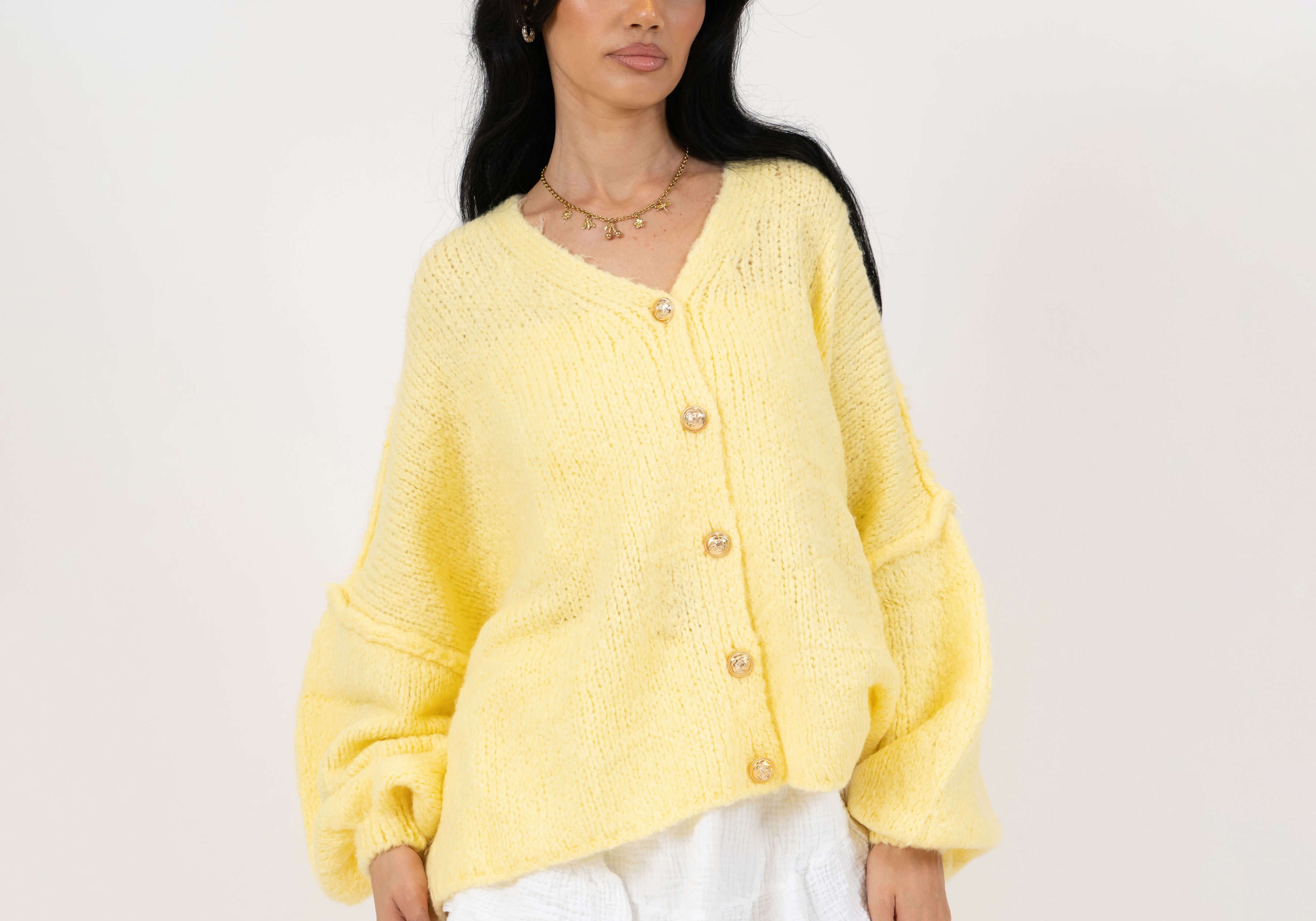 CozyGlam Oversize V-Cardigan