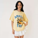 Oversize T-Shirt Amalfi-Print