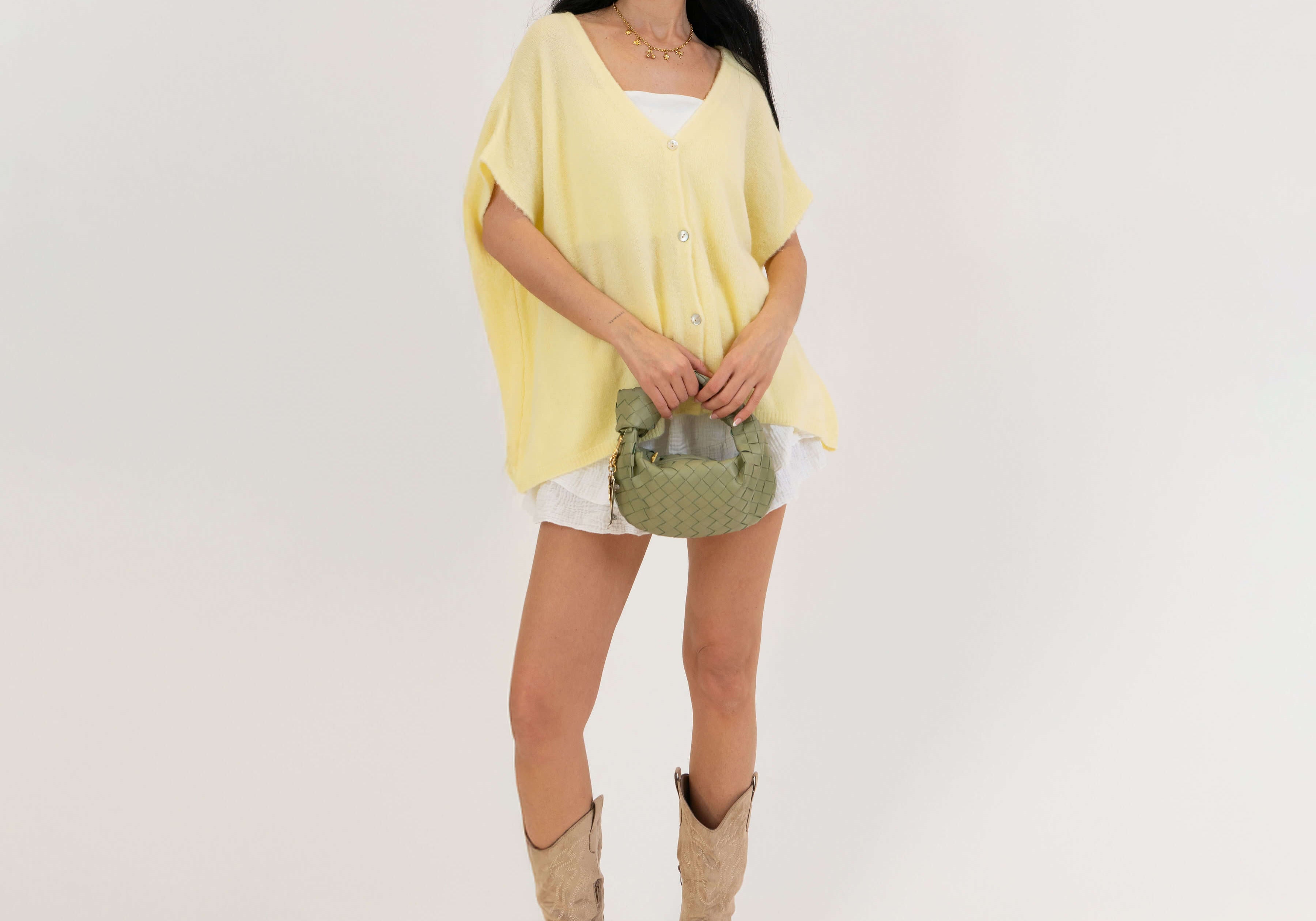 Softe Oversize-Strickweste