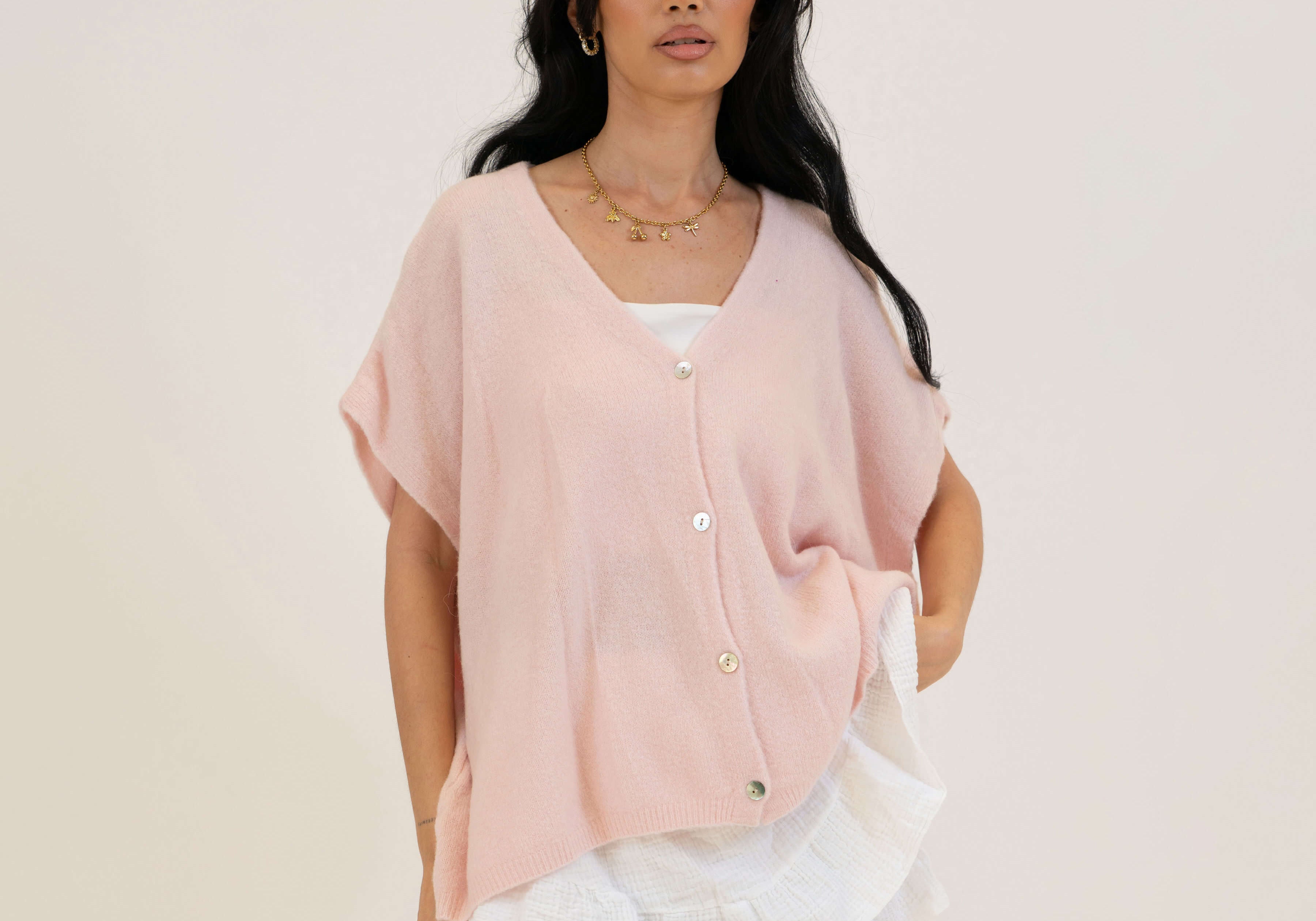 Softe Oversize-Strickweste
