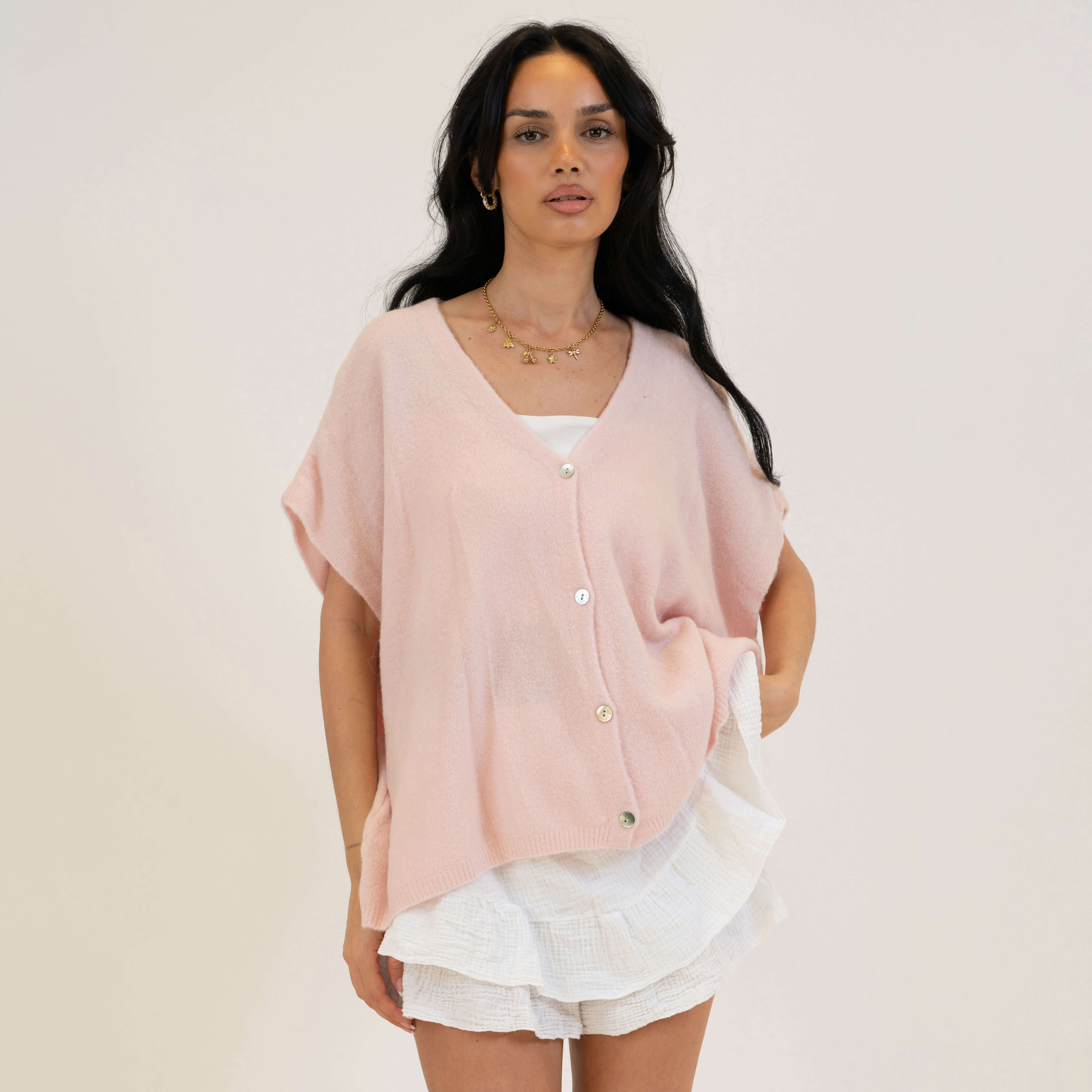 Softe Oversize-Strickweste