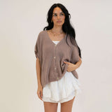 Softe Oversize-Strickweste