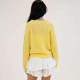 Bouclé Strickcardigan