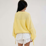 Bouclé Strickcardigan