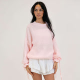 Oversize-Pullover mit Schleifenärmeln