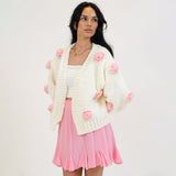 Handmade Rosen Cardigan