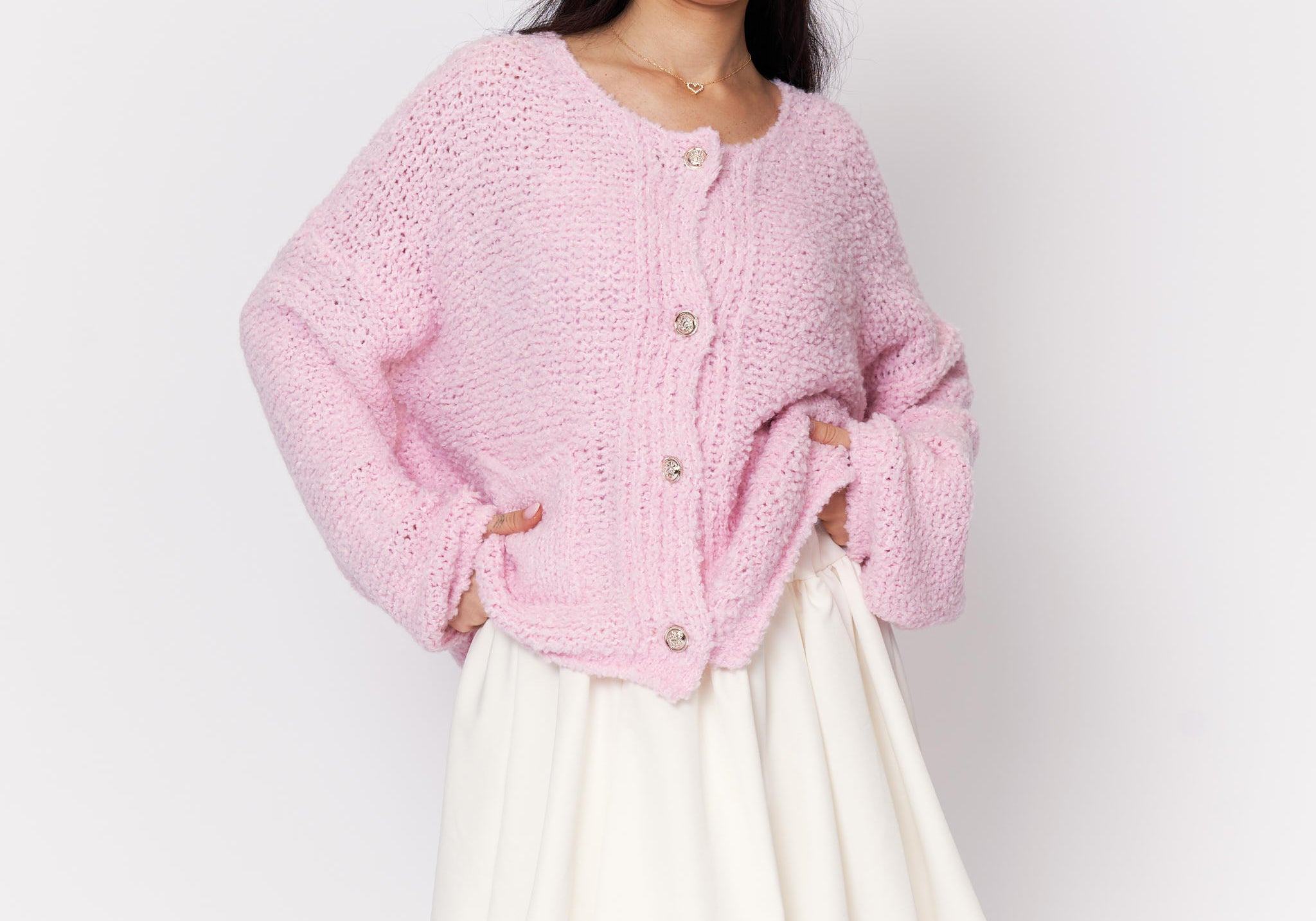 Cozy Bouclé Cardigan