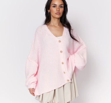 CozyGlam Oversize V-Cardigan