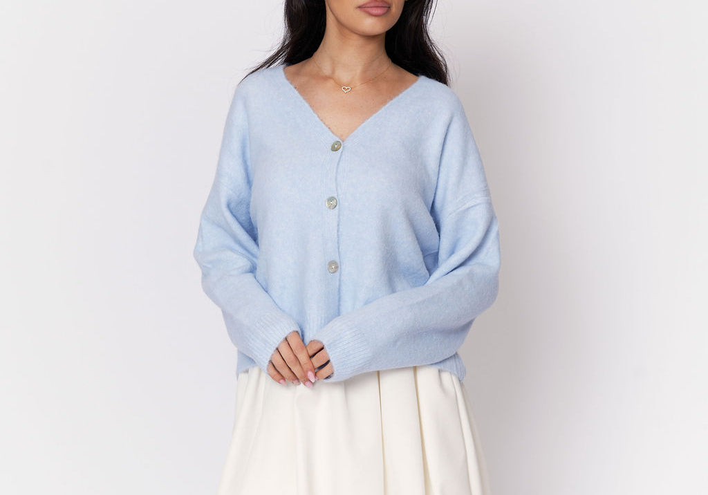 Soft V Knit Cardigan