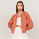 Oversized Cardigan Short "CozyGlam" - JEWELINA