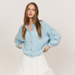 Oversized Cardigan Short "CozyGlam" - JEWELINA