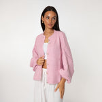 Oversized Cardigan Short "CozyGlam" - JEWELINA