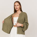 Oversized Cardigan Short "CozyGlam" - JEWELINA