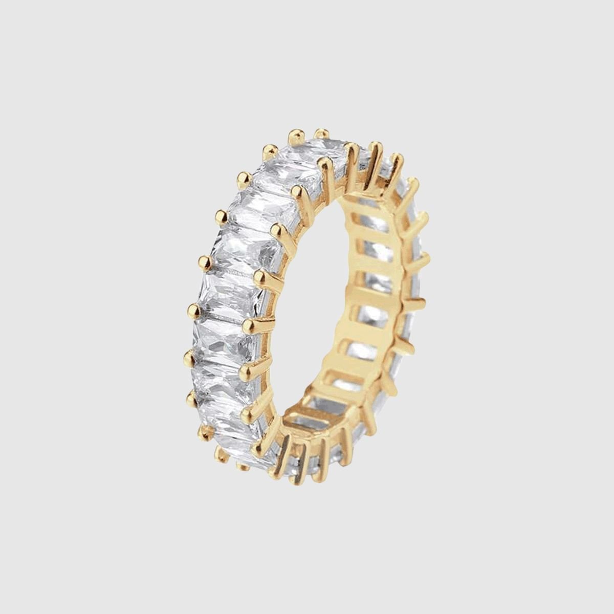 Amber Ring - 52 / 14 Karat Gold